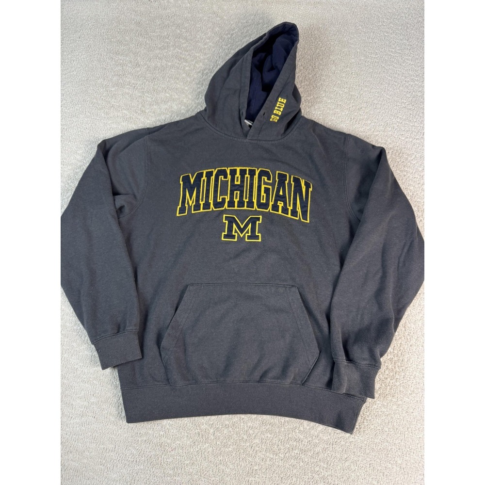 Michigan Hoodie Mens Medium Stadium Athletics Pullover Sweatshirt College NCAA